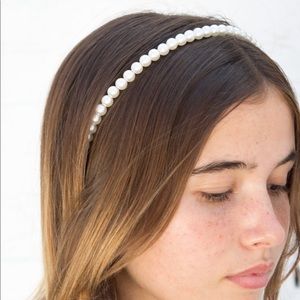 Brandy Melville Pearl White Headband